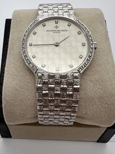 Vacheron Constantin Patrimony Diamond Hour Markers 18K White Gold - Picture 1 of 13