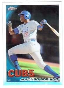 2010 TOPPS CHROME #136 ALFONSO SORIANO REFRACTOR - Picture 1 of 1