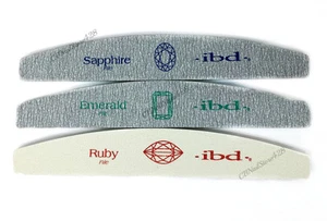 IBD JEWEL Nail FILES- IBD Sapphire/Ruby/Emerald/Diamond -SET of 2- Pick Any Kind - Picture 1 of 5