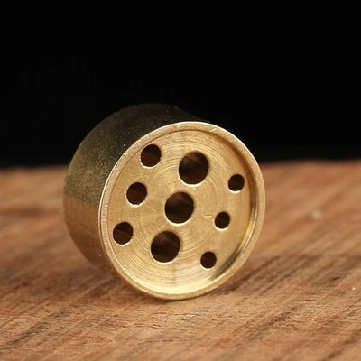 10 pezzi di incenso di incenso in rame Porta di incenso in ottone semplice - Immagine 1 di 4