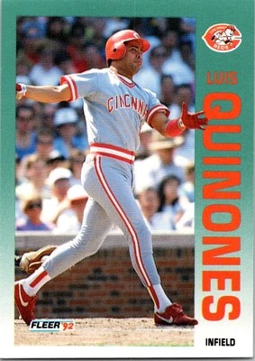 1992 Fleer #417 Luis Quinones - Image 1 of 2