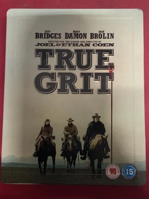 True Grit - 2010 -  Limited Edition Blu Ray / DVD - HMV Exclusive Steelbook - Image 1 of 2