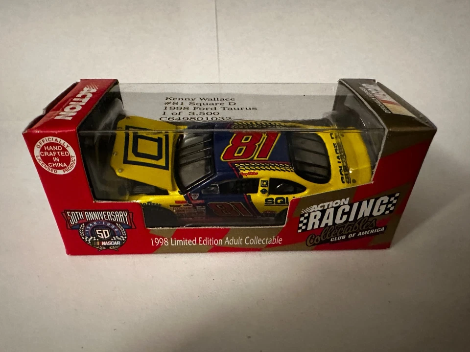 Kenny Wallace Square D NASCAR 1998 1:64 diecast Foto 1 de 1