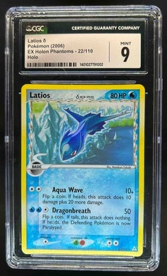 Pokémon EX 2006 Holon Phantoms Latios Delta Species #22/110 CGC 9 Foto 1 de 2