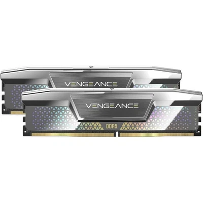 CORSAIR Vengeance DDR5 CUDIMM 96GB (4 x 24GB) DDR5 7000MHz CL36 - Silver - Image 1 of 3