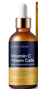 Vitamin C Serum für Gesicht mit Stammzellen Hyaluronsäure Vitamin E Aloe Vera für - Bild 1 von 6