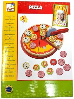 PIZZA für Kinder zum schneiden BINO - Spiel Game NEU- 83412 INKgrafix Toys A379 - Bild 1 von 4