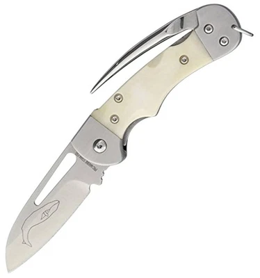 Myerchin Generation 2 Captain Folding Knife 3.25" Stainless Blade Smooth Bone - Image 1 of 4