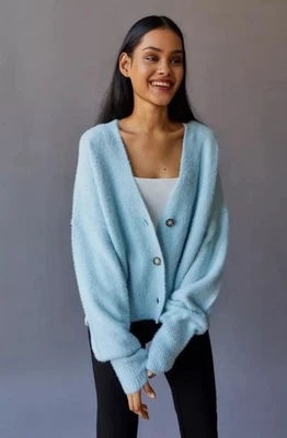 Cárdigan Difuso Urban Outfitters “Thea” Azul Relajado M Foto 1 de 4