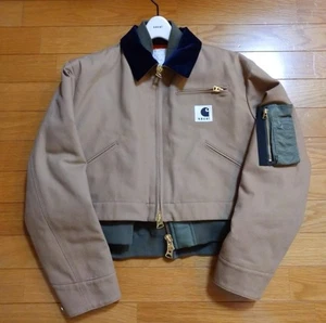 Chaqueta Sacai×Carhartt WIP MA-1 Blusa Talla 2 M Buen Estado Japón - Imagen 1 de 3