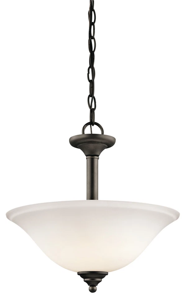 Kichler 3694OZW Armida Round Pendant 2 Light 200 Total Watts Olde Bronze