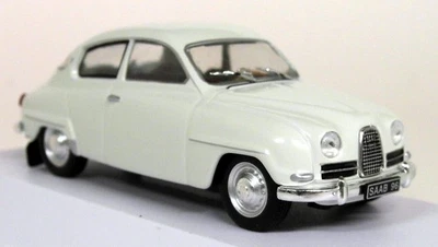 Atlas 1/43 - Saab 96 1964 White Diecast Scale model Car - 002 - Image 1 of 4