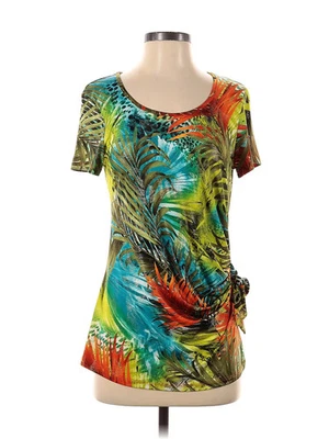 Top verde manga corta Libra para mujer S Foto 1 de 2