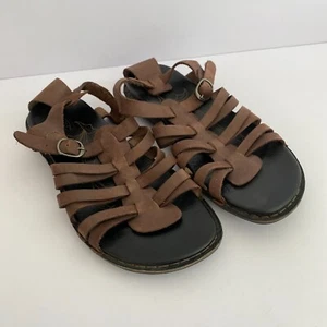 Sandalias planas Keen Alman Gladiador de cuero marrón con tiras para mujer 6,5 - Imagen 1 de 6