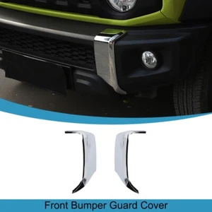 Chrome Front Bumper Decor Cover Trim Guard for Suzuki Jimny 2019-2023 JB64 JB74 - Foto 1 di 13