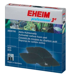 Eheim Carbon Filter Pads Pro 3e & 5e 450 600 700 pack of 3 Professional - Picture 1 of 1