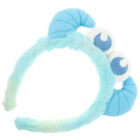  Animal Headbands Horn Plush Funny Pointed Headdress (blue Eye Headband) Cloth