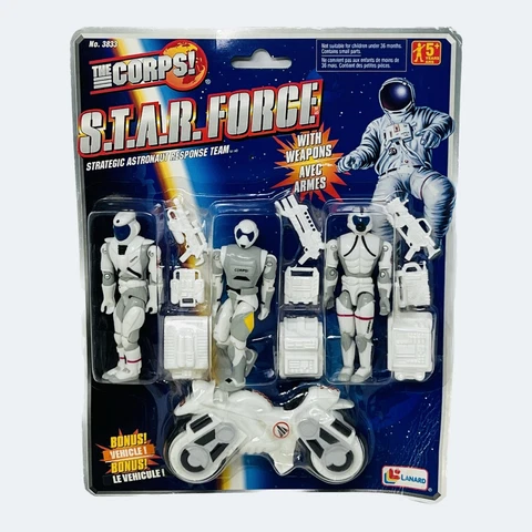S.T.A.R Force Astronaut The Corps Team Figure 3 Pack Lanard Sealed Star Force Cover