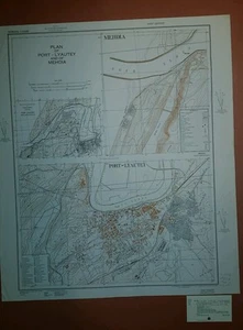 1942 US Army "Plan of Port Lyautey and of Mehdia " Morocco Operation Torch ww 2 - Picture 1 of 10