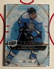 2009-10 Upper Deck Trilogy Frozen in Time #104 Evgeni Malkin 081/599 - Penguins