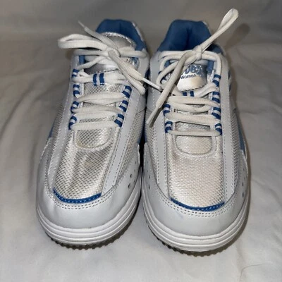 Curves Womens Rocker Sneakers Shoes Low Top Leather Lace Up Toning Shape Sz8.5 - Image 1 of 4