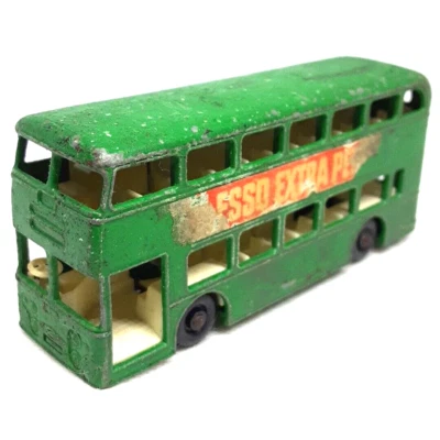Lesney Matchbox Daimler Bus Esso Extra Gasolina Nº74 1966 Verde Hecho en Inglaterra Foto 1 de 4
