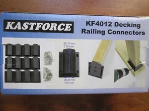 Terrassengeländerwinkel Verbinder für 2x4 Pfosten, 12 Stück mit 80 Schrauben von Kast Force - Bild 1 von 5