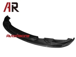 HM style CF Carbon Fiber Front Bumper Lip For BMW E90 E92 E93 M3 2008-2013 - Picture 1 of 2