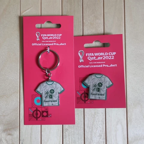 FIFA World Cup Qatar 2022 ~Nation Pride Key Chain & Pin (Saudi Arabia) Cover