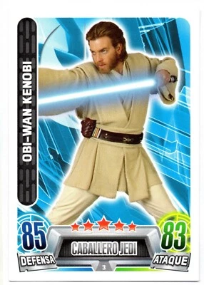OBI-WAN KENOBI #3 HEROES Y VILLANOS CROMO STAR WARS 2016 TOPPS - Imagen 1 de 2