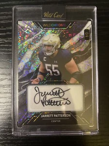 2023 Wild Card Auto Wildchrome Pro Look 1 /3 ebay 1/1 Jarrett Patterson - Picture 1 of 2