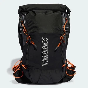 Adidas Terrex Backpack Black Orange Day Bag Pack Speed Hiking 15 L Size M IN4656 - Picture 1 of 8
