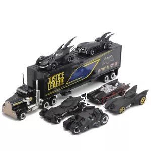 Batman Tema 7 PIEZAS Batimóvil y Camión Modelo Coche Diecast Juguete Vehículo Niños Regalo - Imagen 1 de 12
