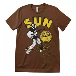 Camiseta con licencia oficial de Elvis Presley - Sun Records para hombre - Imagen 1 de 7