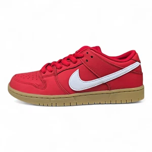 Nike SB Dunk Low University Red Gum Men's Trainers (FJ1674 600) - Picture 1 of 8