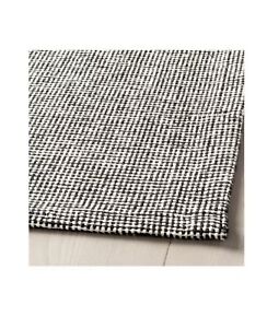 Ikea TIPHEDE Rug, Large Size Rug, flatwoven, grey/white, 155x220 cm,204.700.47