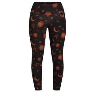 No Boundaries Junior Halloween Leggings Large 12-14 New with Tags Orange Sun - Picture 1 of 5
