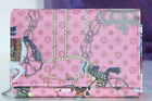Geldbrse Geldbeutel Portemonnaie Brse fr Damen Motiv mit Pferden pinkfarben