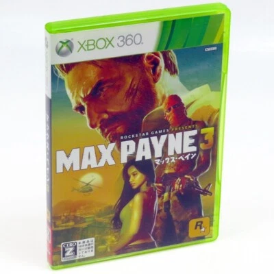 MAX PAYNE 3 XBOX 360 Japan Import Shooter NTSC-J Complete Japanese Version - Image 1 of 2