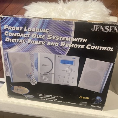 Jensen JMC-350 Vertical Music System With Remote Works - Image 1 of 4