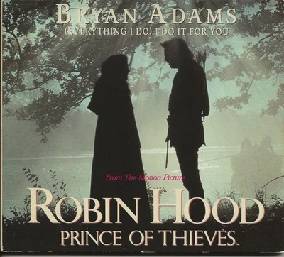 (Everything I Do) I Do It For You by Bryan Adams (CD Single, 1991, Robin Hood) — 第 1/2 张图片