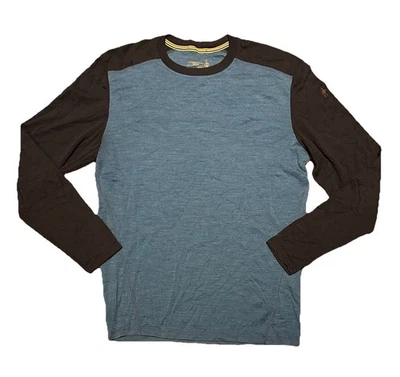 Camisa Smartwool Merino 250 Para Hombres Grande Lana Térmica Capa Base Raglán Manga Larga Foto 1 de 4