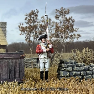 W.Britain 16155 British 43rd Regiment of Foot, Make Ready, 1780 (Britains) - Picture 1 of 2