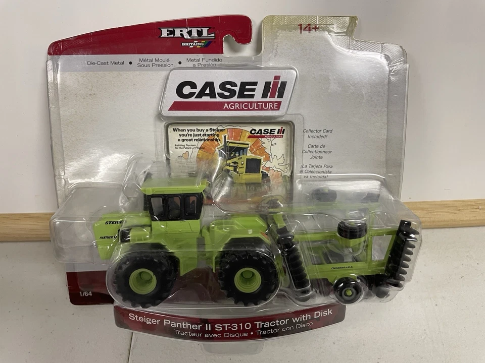 Tractor Steiger Panther II ST-310 4x4 1/64 con doble disco de ala, ERTL 14606 Foto 1 de 1