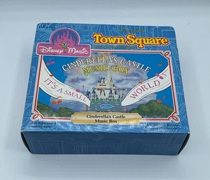 Disney Magic 60307 Town Square Cinderella's Castle Music Box WDW - Picture 1 of 4