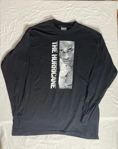 Camisa deportiva de manga larga XL de la película The Hurricane Denzel Washington de colección de los 90 - Imagen 1 de 9