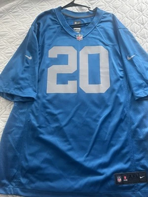 ДЕТРОЙТ ЛЬВЫ БАРРИ САНДЕРС НА ПОЛЕ NIKE РЕТРО ДЖЕРСИ МУЖСКОЙ РАЗМЕР XXL НОВЫЙ БЕЗ ЭТИКЕТОК - Изображение 1 из 4