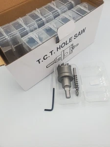 1-3/8" (35mm) Carbide Tip TCT Hole Saw (Box Of 10) Cutter Drill Bit Metal Alloy - Picture 1 of 2