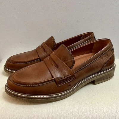 Mocasines para mujer Pikolinos Aldaya de cuero marrón Penny EU 37 / US 6,5-7 USADOS EN EXCELENTE ESTADO $185 Foto 1 de 4