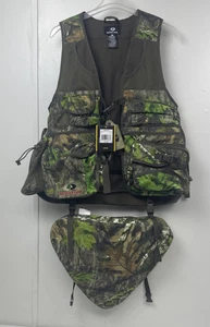 Mossy Oak Obsession Camo Turkey  Hunting Vest Size Medium - Large  W Padded Seat - Picture 1 of 24